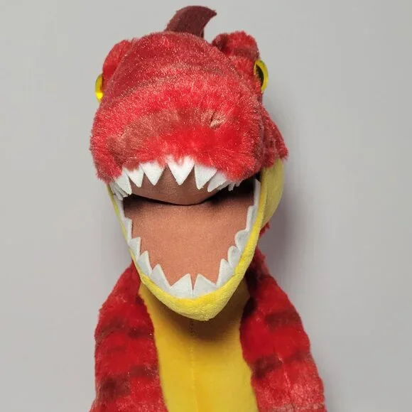 Build A Bear Red and Yellow T Rex Dinosaur with Dinosaur Sounds - Picture 11 of 11